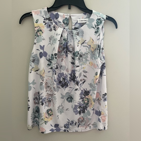 Calvin Klein Women’s Petite Medium Blouse - Picture 1 of 3